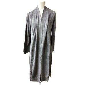 Barefoot Dreams CozyChic Ultra Lite Everything Cardigan Coal Gray XL BDWCU22352